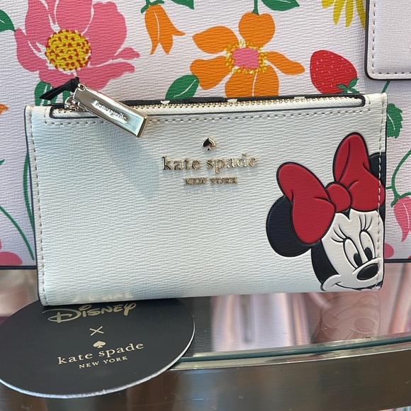 Kate Spade Disney X Kate Spade New York Minnie Small Slim Bifold Wallet
NWT - Picture 6 of 16